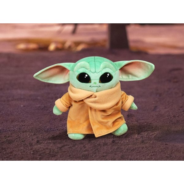 Star Wars Mandalorian The Child Baby Yoda Grogu With Bag Plush K Multicolor