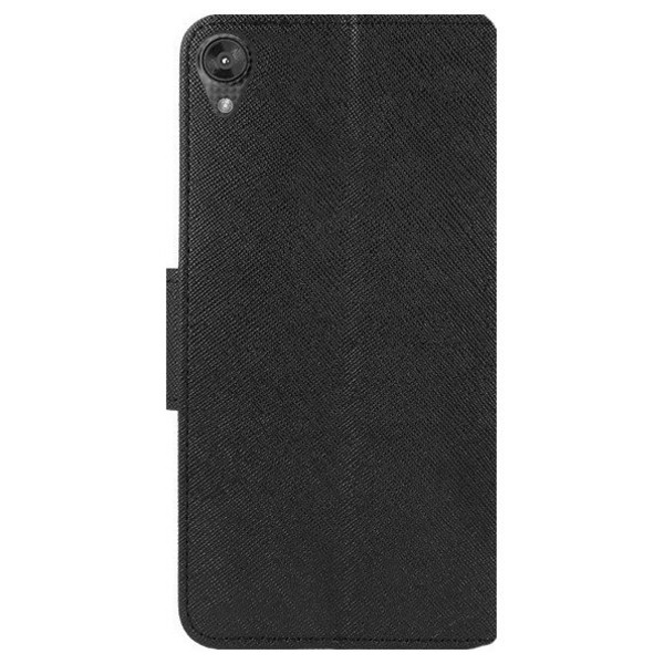 Motorola One Zoom Cover Fancy Case Black Nahkakotelo Lompakkokot Black