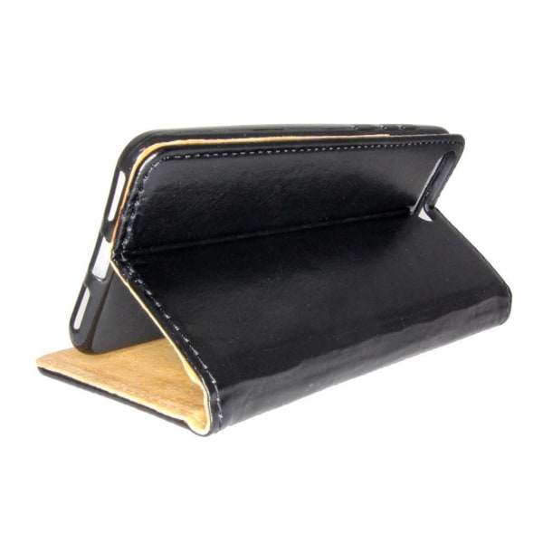 Genuine Leather Book Slim iPhone 12 Pro Max Nahkakotelo Lompakko Black