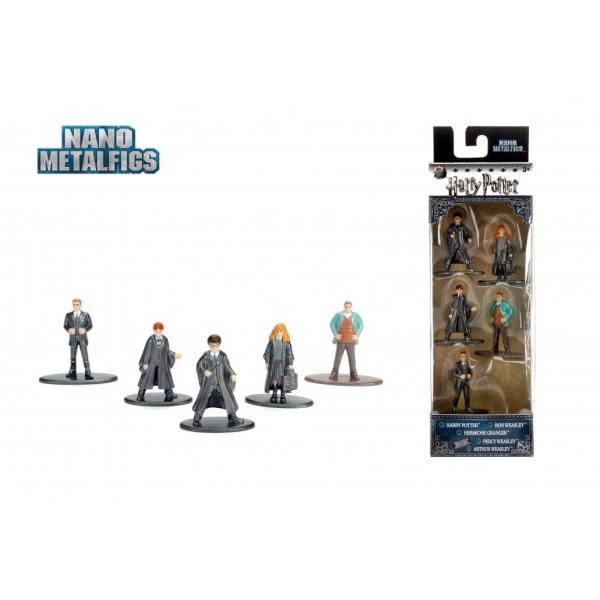 5-pack Harry Potter Nano Metalfigs Collectible Die-Cast Figures Multicolor
