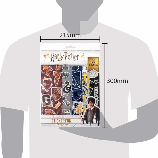 Harry Potter Gadget Decals 50pcs Re-usable Tarroja Multicolor