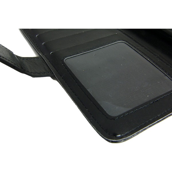 Lommebokveske Sony Xperia Z5 ID / fotolomme + håndleddsstropp Black