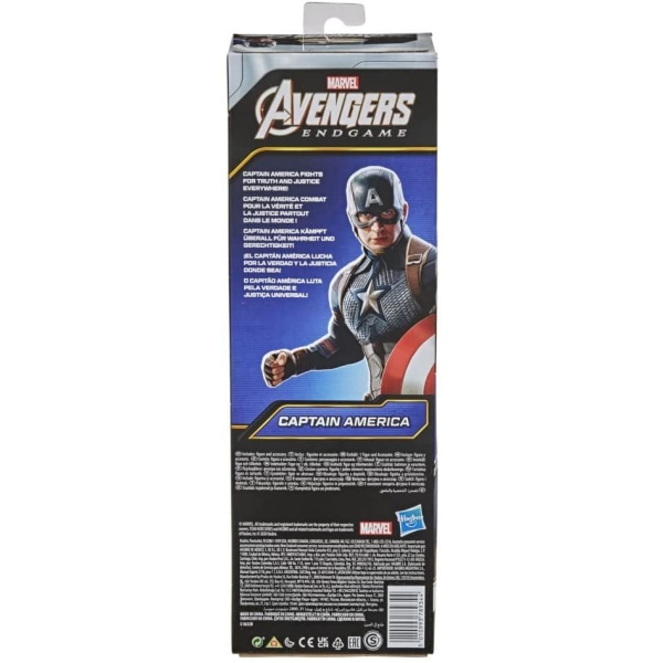 Marvel Avengers Titan Hero -sarjan Captain America -toimintahahmo Multicolor