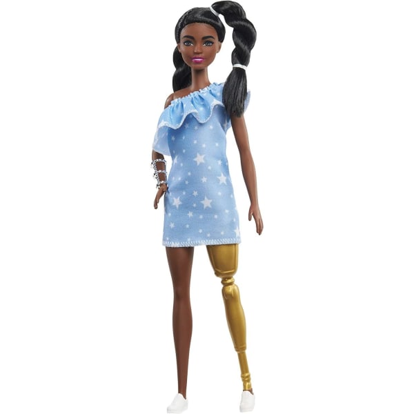 Barbie Fashionistas dukke #146 med et protetisk ben Multicolor