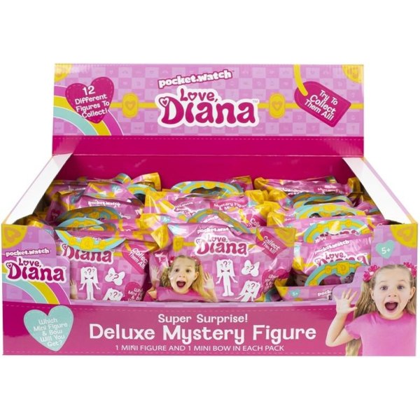 3-Pack Love Diana Mystery Figure & Sløjfe Blind Bag S1 Multicolor