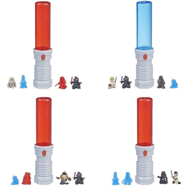 4-Pack/16st Figurer Star Wars Micro Force WOW! S1 multifärg