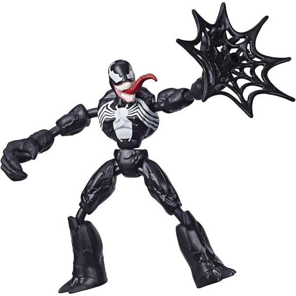 Marvel Spider-Man Bend and Flex Venom Actionfigur multifärg
