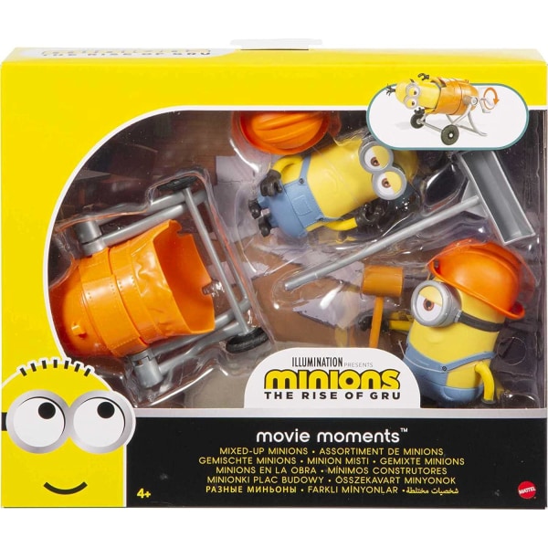 Minions The Rise Of Gru Movie Moments Mixed-Up Figuurit Playset Multicolor