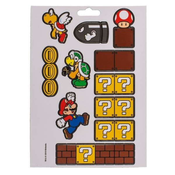 Super Mario Kylskåpsmagneter Magneter 23st multifärg one size