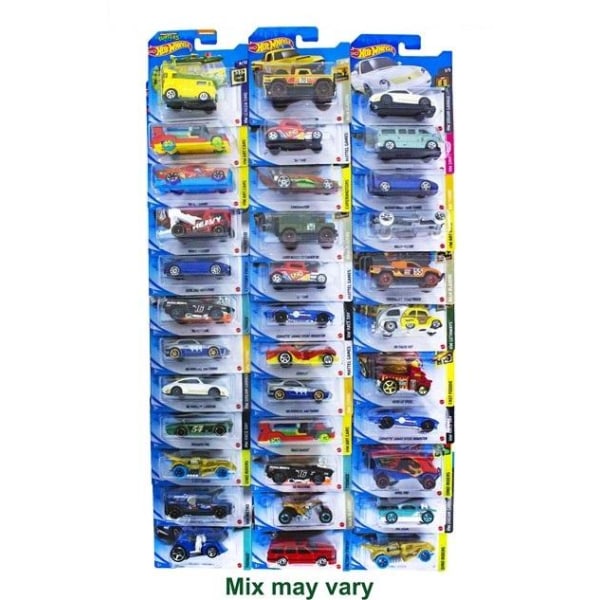 3-pack Hot Wheels biler / køretøjer i metal Multicolor