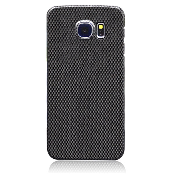 100% ekte ekte karbonfiberveske Samsung Galaxy S6 Ultra Slim bak Titanium grey