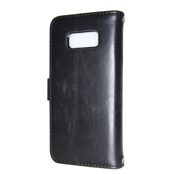 TOPPEN 2in1 Wallet Case & Card Holder Samsung Galaxy S8 Black Black