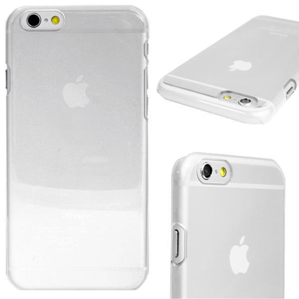 iPhone 6/6S Snap-on Transparent Ultra Thin (0,8 mm) hardt deksel Transparent