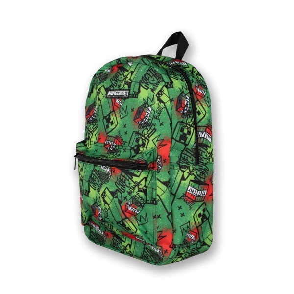 Minecraft TNT Sketch Creeper Gaming Backpack School Bag Reppu La Multicolor one size