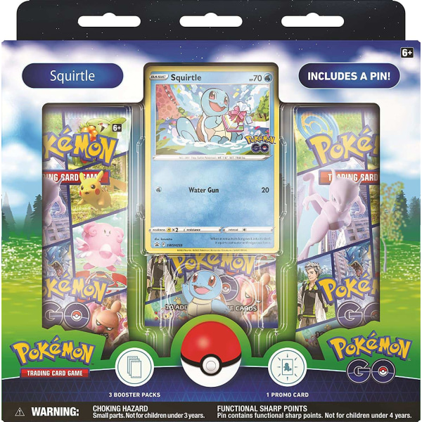1-Pack The Pokémon TCG: GO Pin Collection Booster Assorted ENGLI multifärg