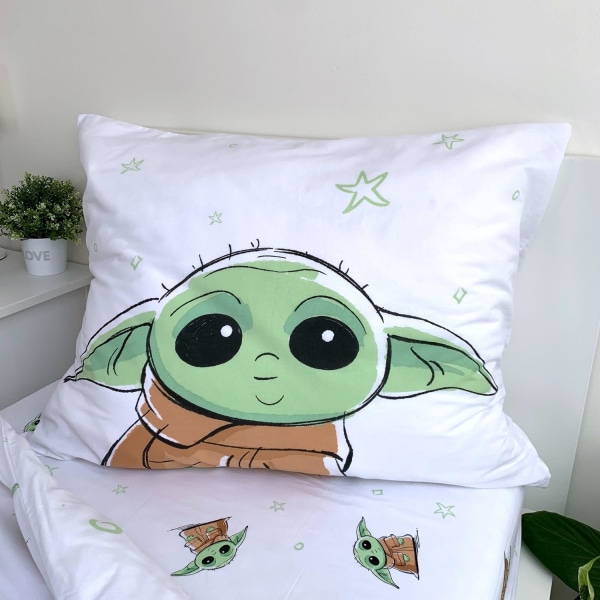 Star Wars The Mandalorian Baby Yoda Påslakanset Bäddset 140x200+ multifärg