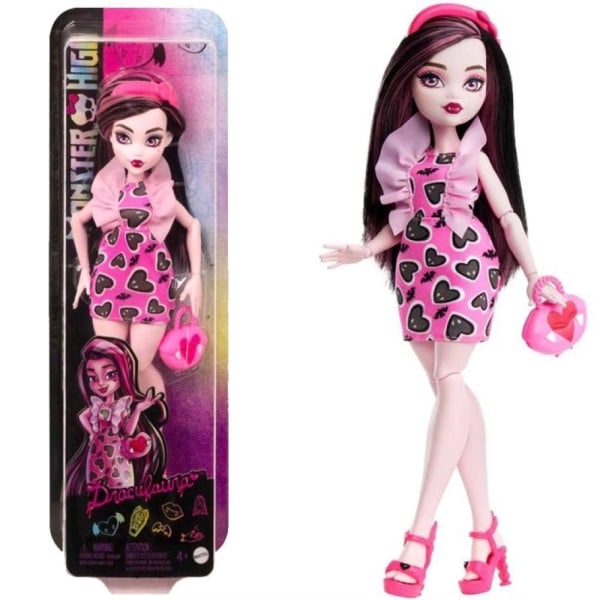 Monster High Draculaura Doll With Bag And Accessories dukken 30c Multicolor