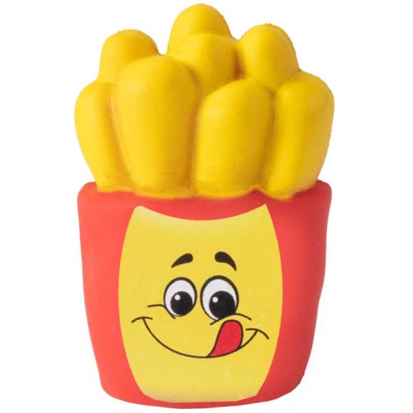 Klem og formbar stress Squeeze Frankie Fries Pommes kugle-stress Multicolor