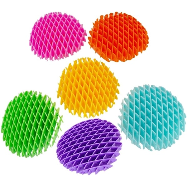 3- Pack Fidget Toy Wurm Leksak Stress Relax Slumpvald Färg 24cm multifärg