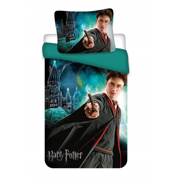 Harry Potter Harry Hogwarts Påslakanset Bäddset 140x200+70x90cm multifärg