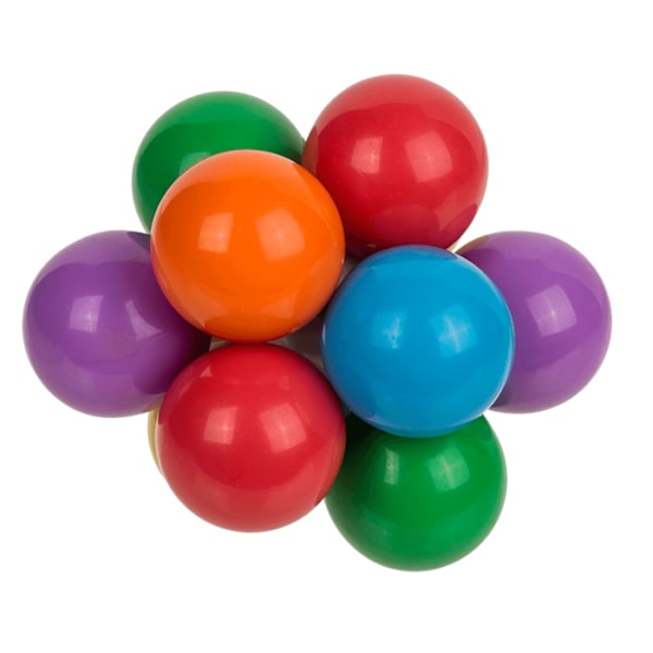 Anti stress toy Atomic Stressboll Stress Relax Fidget Klämboll 6.5cm multifärg