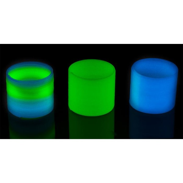 Magic Coil Glows In The Dark Spring Slinky Multicolor one size