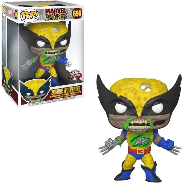 Funko POP! Marvel Zombies Jumbo Zombie Wolverine #696 Special Ed Multicolor