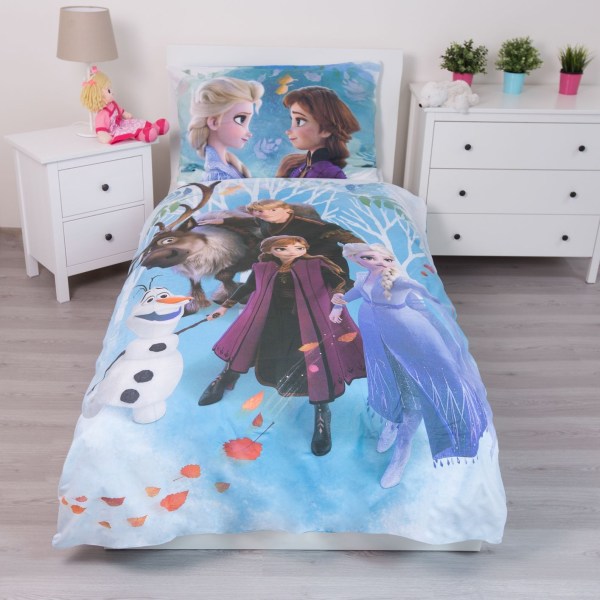 Disney Frozen 2 Family Elsa Anna Olof Bed linen Pussilakanasetti Multicolor