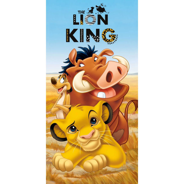 Disney The Lion King Lejonkungen Handduk Badlakan 140*70cm multifärg