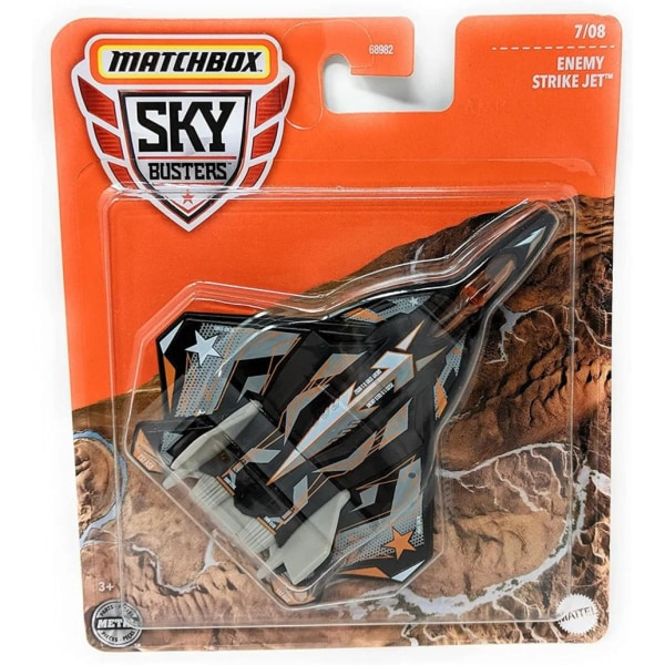2-Pack Matchbox Sky Busters Flygplan I Metall multifärg