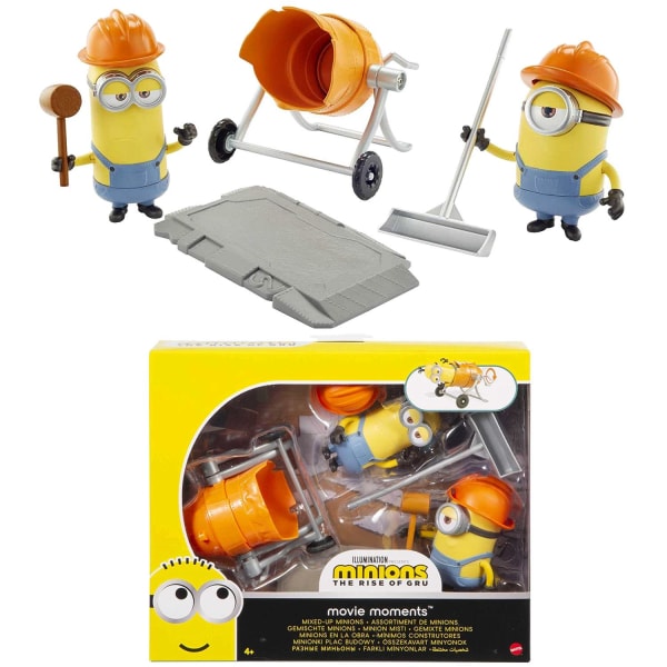 Minions The Rise Of Gru Movie Moments Mixed-Up Figuurit Playset Multicolor
