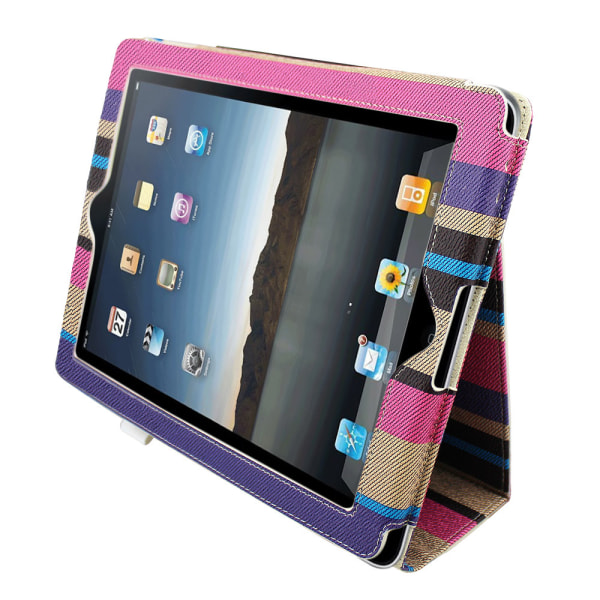 Suojakotelo Suojakuori Smart Case iPad 2 / iPad 3 / iPad 4 Cover Multicolor