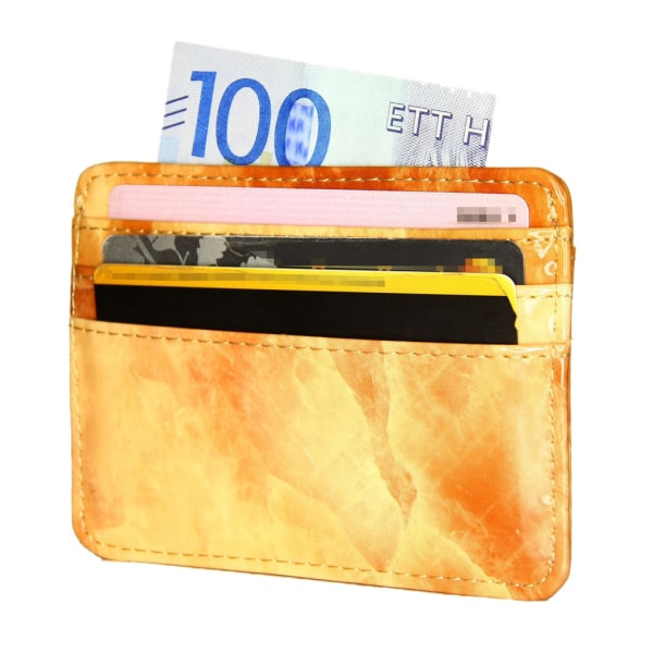 TOP-kortholder Slim ID-lomme Tegnebog Orange Marble Orange