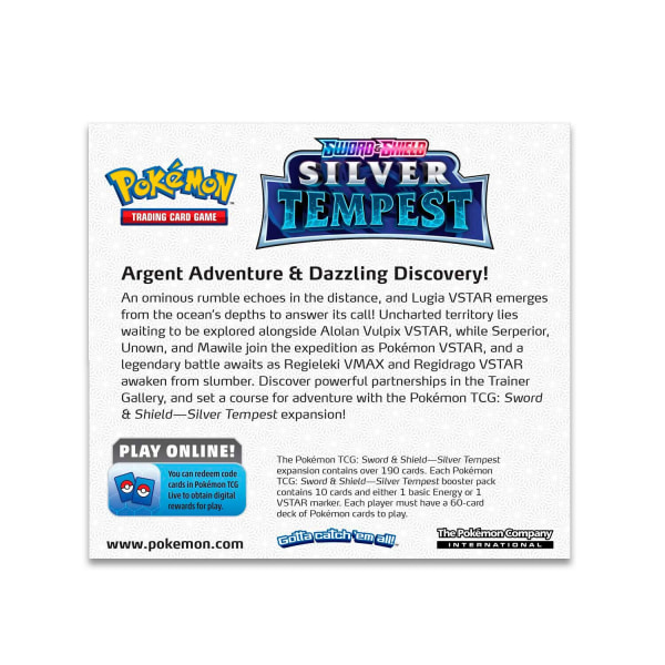 Pokemon - Sword & Shield 12 - Silver Tempest - Booster - 3 kpl Multicolor