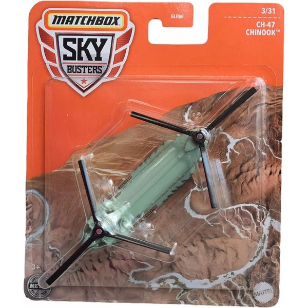 2-Pack Matchbox Sky Busters Fly I Metal Multicolor