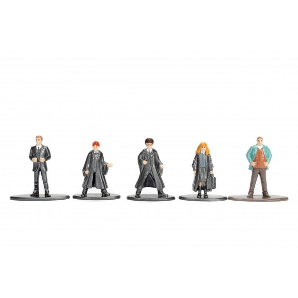 5 pakkauksen Harry Potter Nano Metalfigs -keräilyvaletut figuurit Multicolor