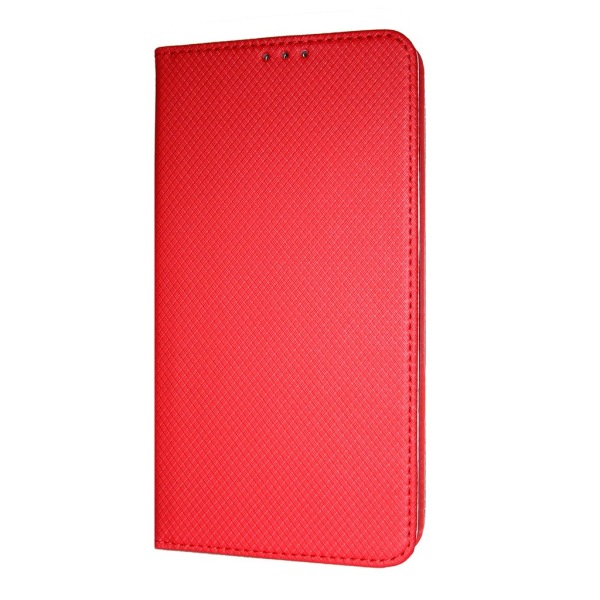 Teksturbog Slim iPhone XS Max Wallet Taske Rød Red