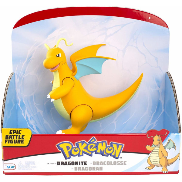 Pokémon 12 "legendarisk figur - Dragonite Multicolor