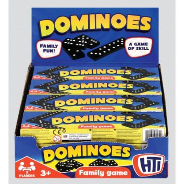 Domino Games Family Game 28 stykker Black
