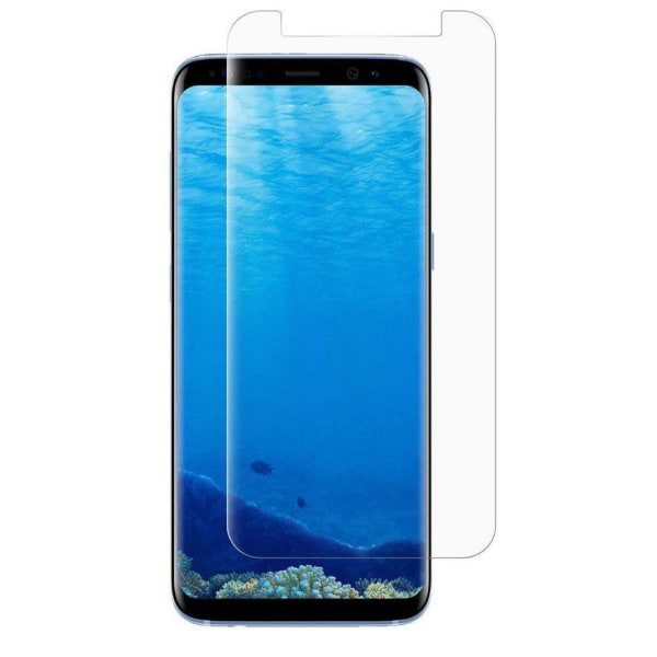 Samsung Galaxy J4 PLUS hærdet glas skærmbeskytter detail Transparent