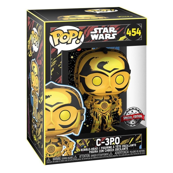 Funko POP! Star Wars C-3PO (Retro Comic) Exclusive #454 Multicolor