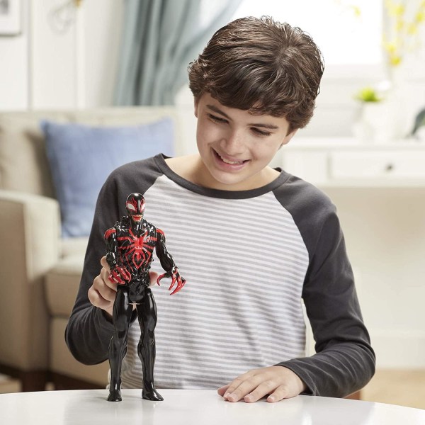 Spider-Man Maximum Venom 30cm Miles Morales Figur With Blast Gea Multicolor