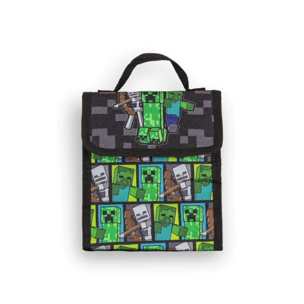 5-Pack Minecraft Rygsæk Skoletaske med Vandflaske Madtasken Pena Multicolor one size