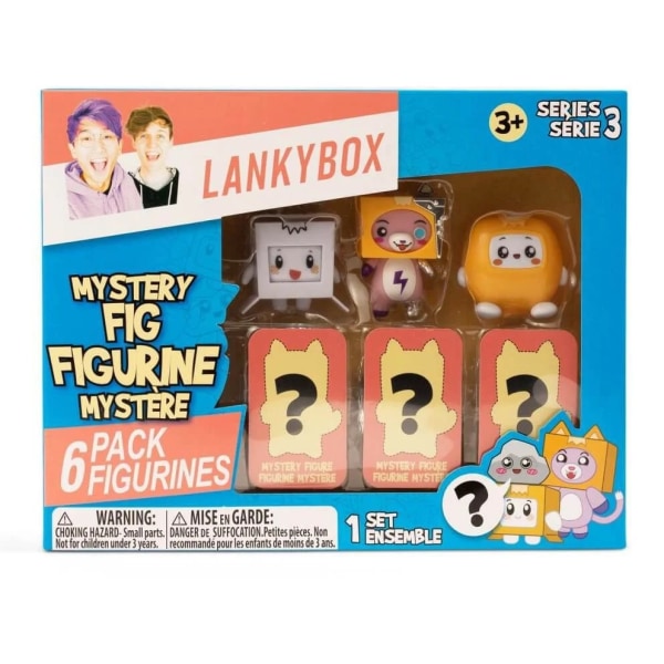 LankyBox Mystery Fig Med Figurer 6-Pack Series 3 multifärg