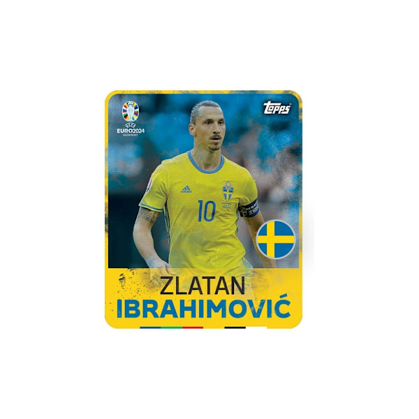 Official UEFA EURO 2024 Sticker Collection Multipack 41 Stickers +1 Gold Signature Sticker multifärg