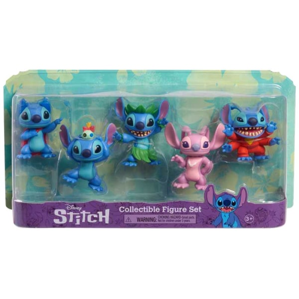 5-Pack Disney’s Lilo & Stitch Collectible Stitch Figure Set figu Multicolor
