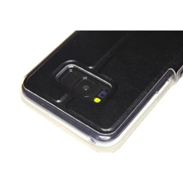 TOPPEN Dual View Flip Cover Deksel Samsung Galaxy S8+/S8 Plus Black