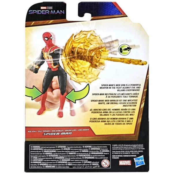 4-Pack Marvel Spider-Man Spindelmannen Web Gear 15 cm Action Fig multifärg