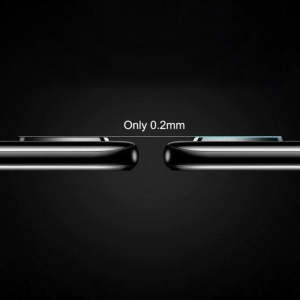 Samsung Galaxy A21S Heltäckande Härdat Glas Kameraskydd Skyddsgl Transparent