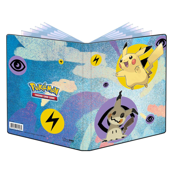 Ultra Pro - 4-Pocket Portfolio Pärm - Pokemon Pikachu & Mimikyu multifärg
